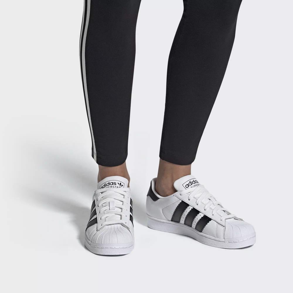 Adidas Superstar Tenis Blancos Para Mujer (MX-75925)